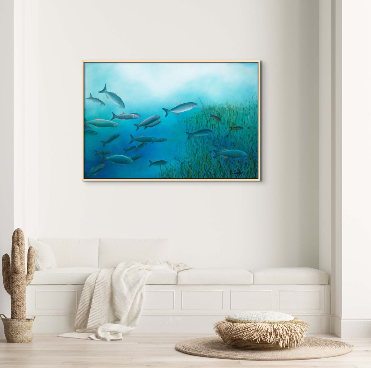 Hunting in the Shallows - Original Artwork