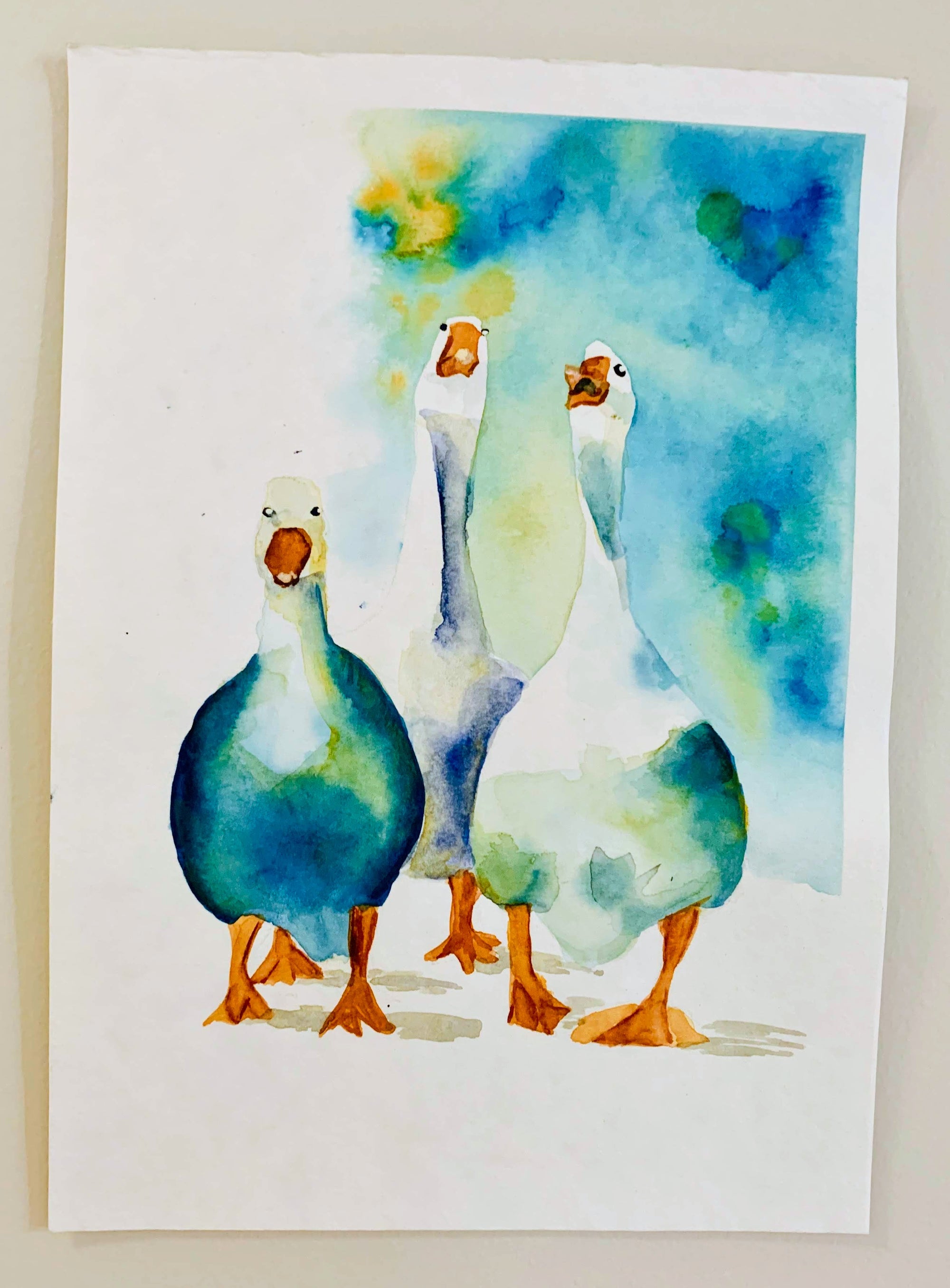 Discovering watercolours